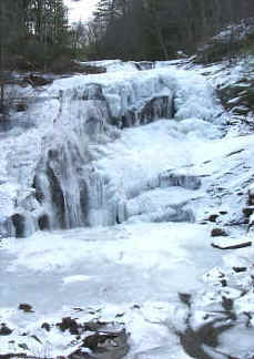 Frozen Bald River Falls Jan. 7th.