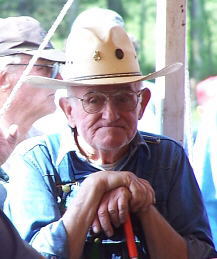 Old Timer "Tom Dooley" at customer appreciation auction in Ten Mile, TN.