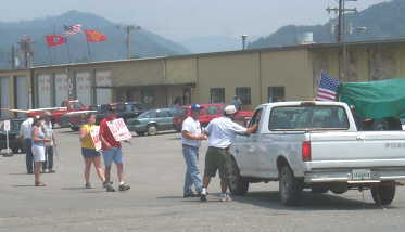 Election day at the Tellico Plains Community Center.
