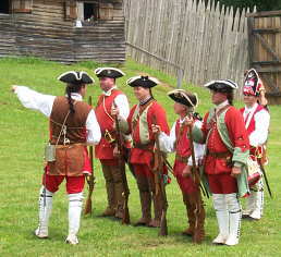 Garrison weekend at Fort Loudoun...The Fort surrendered to the Cherokee on August 9,1760.