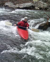 Kayaking the Tellico River.