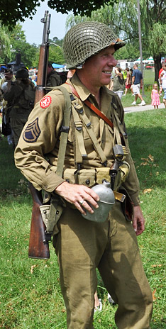 GI in Period Sarge's Uniform.