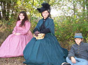 Civil War reenactment family from Kingport, Tn.