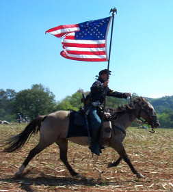 Union Cavalry on the move...